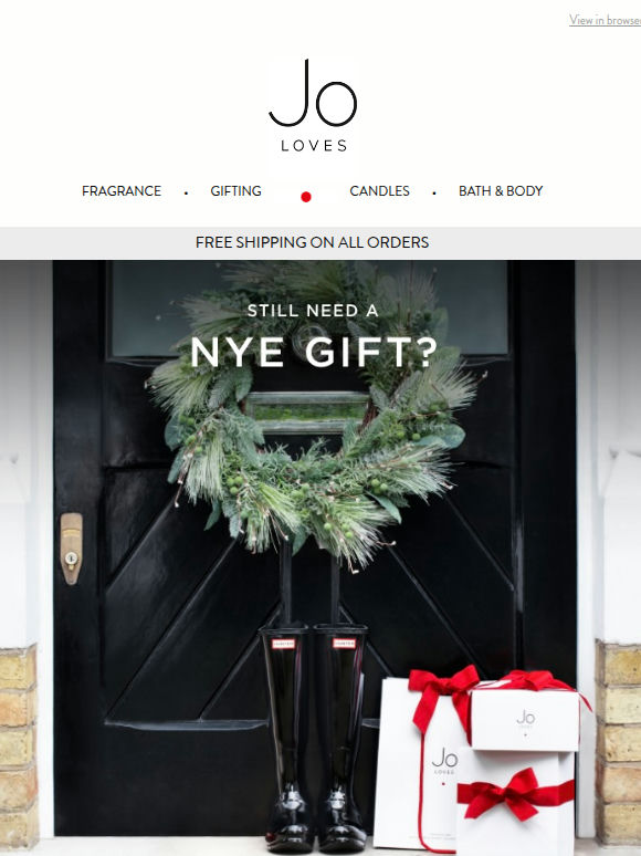 Last Call: Order Today for NYE Delivery