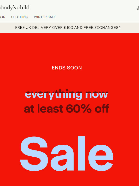 SALE ends soon