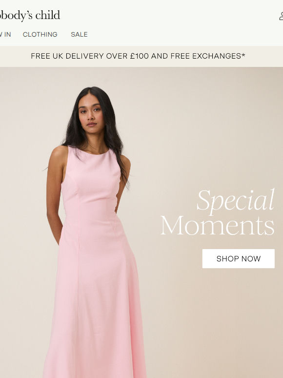 The moment calls for a dress