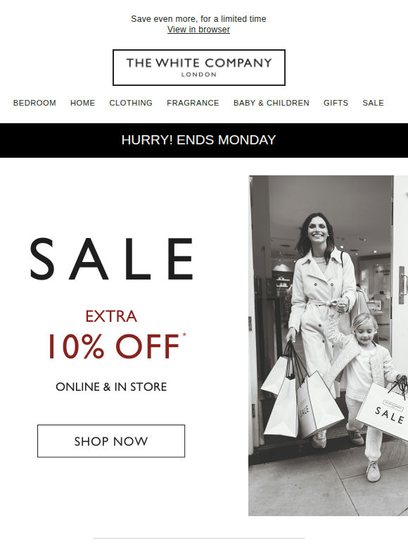 Did you hear? Extra 10% off sale