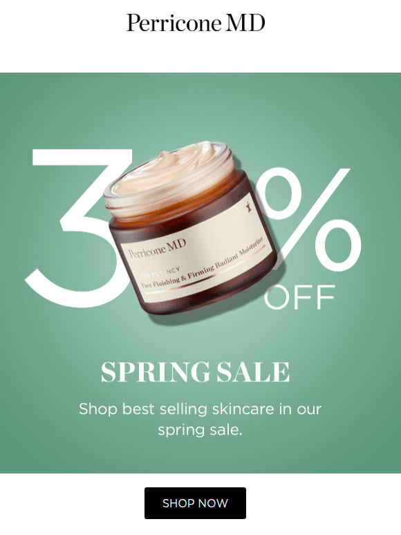 Best selling skincare now up to 30% off