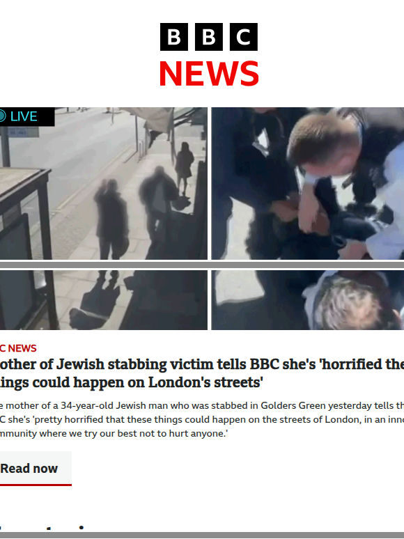 Mother of Jewish stabbing victim speaks to BBC | 'We will kill you and burn your house': Council staff under attack | 11 cancers on the rise in young people