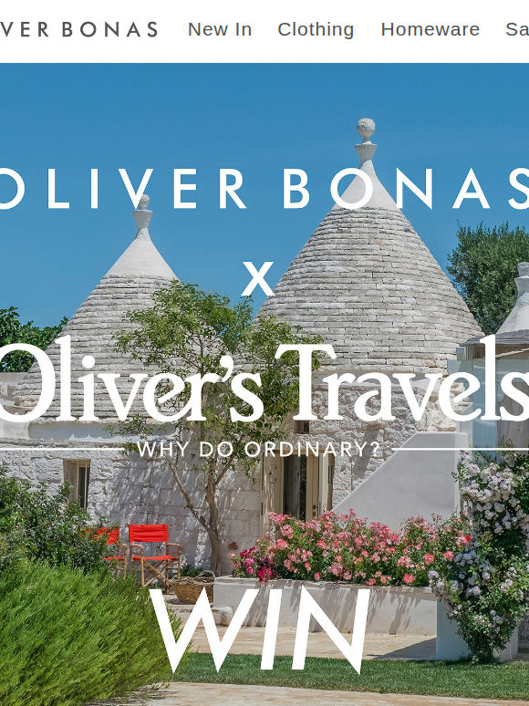 WIN five nights in Italy and OB Gift Card