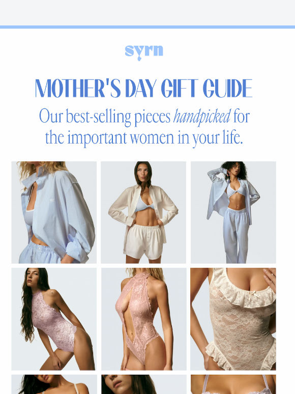 THE MOTHER'S DAY GIFT GUIDE