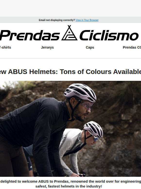 New to Prendas: ABUS Helmets! ⛑️
