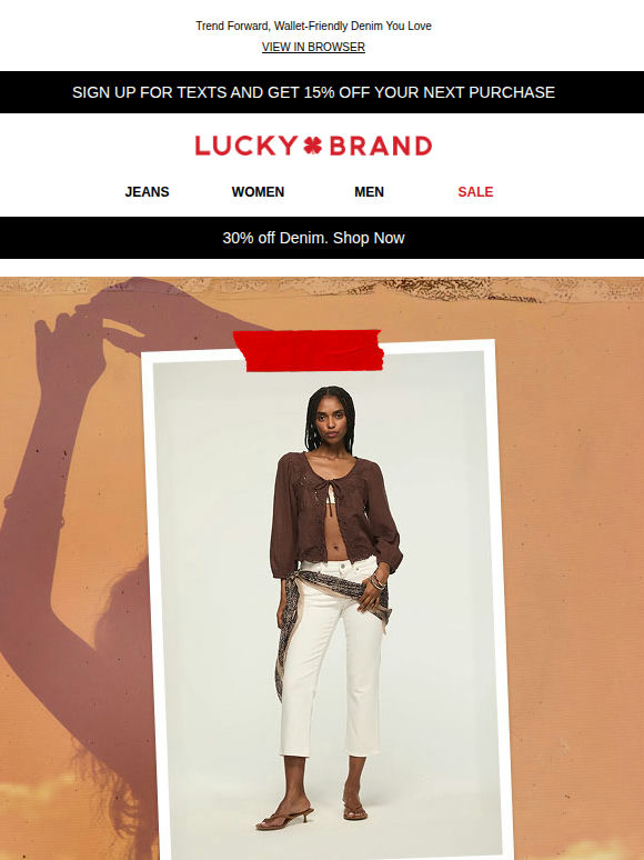 Our Hottest White Denim, Now 30% OFF!