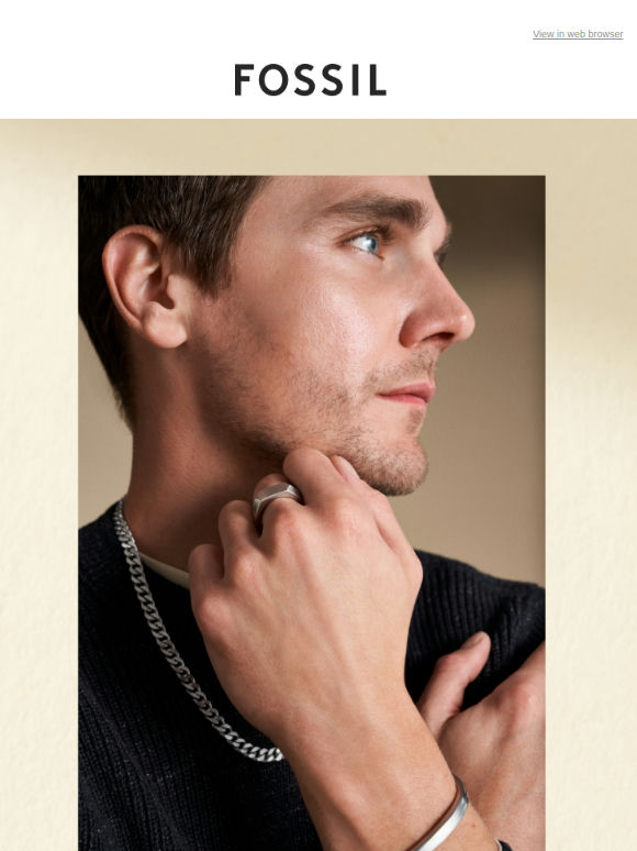 The Fossil Gift Shop: Jewellery For Him