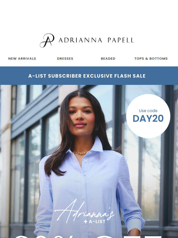 20% Off Daytime Occasion Dresses ☀️ Flash Sale For Subscribers Only