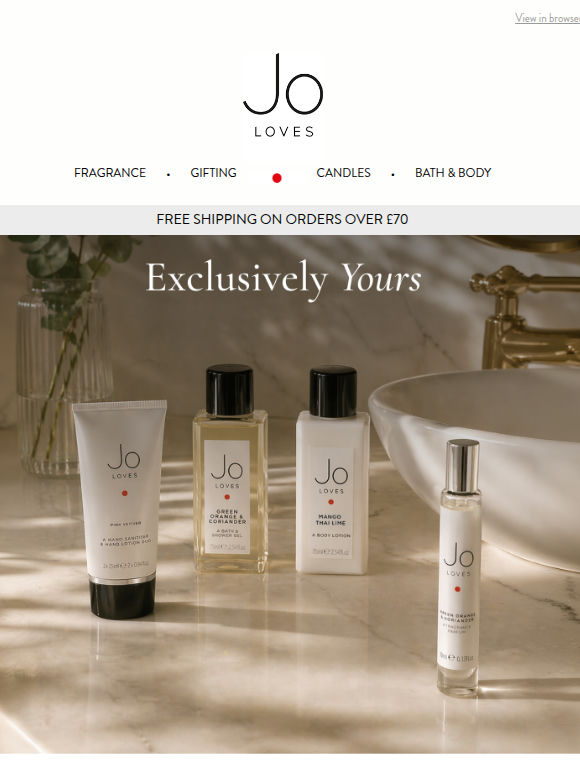 Unlock Your Exclusive Jo Loves Set