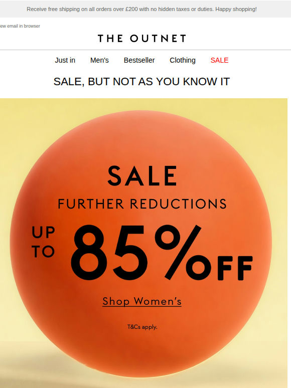 Our SALE just got even better: now at 85% off