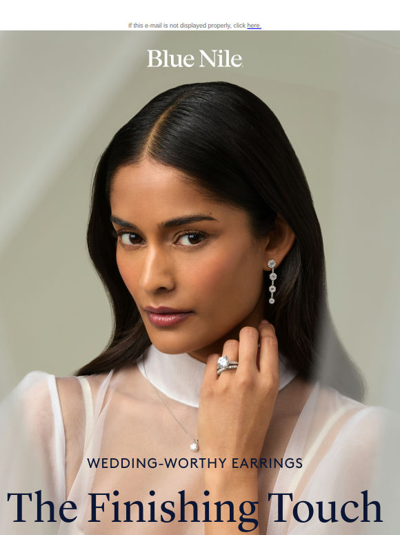Up to 30% Off* Select Earrings for Your Wedding Day