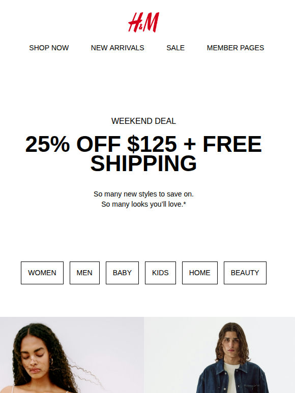 25% off your entire order