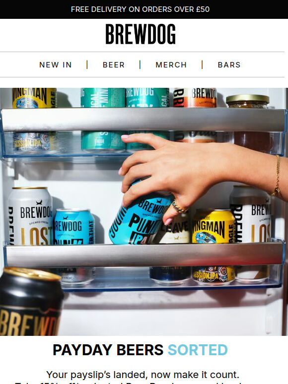 Payday Pints: 15% Off 🍻