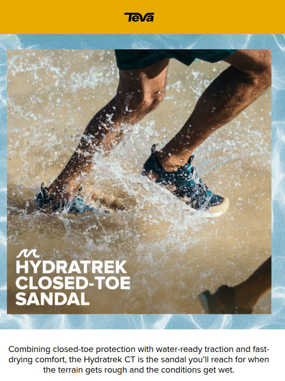 Meet the Hydratrek Closed-Toe Sandal