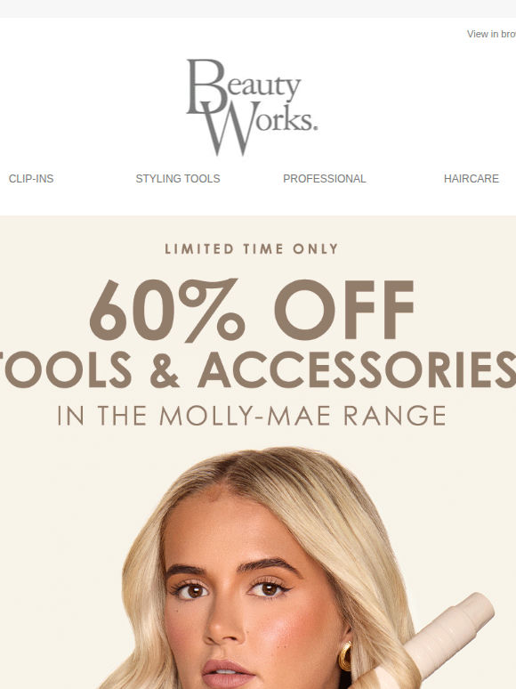 60% off the Molly-Mae range ✨