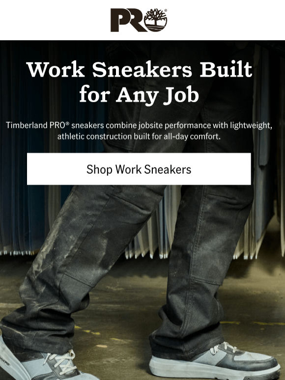Work Sneakers That Keep Up.