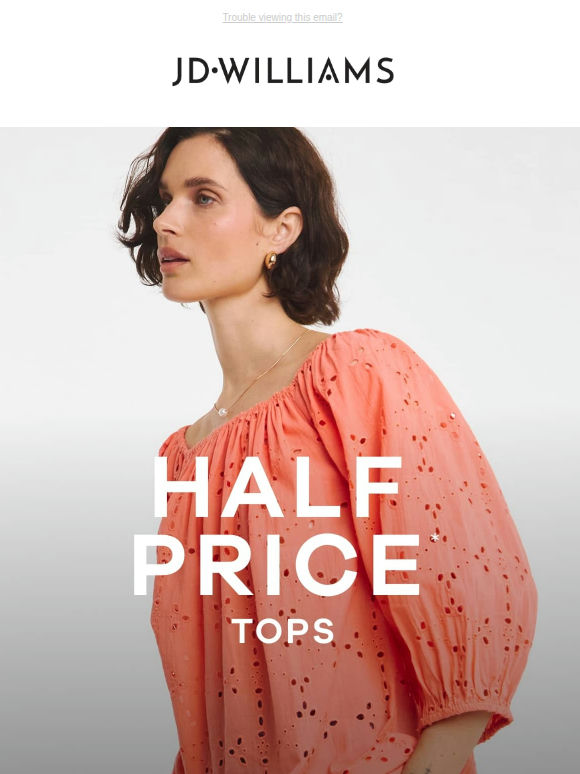 HALF PRICE tops you'll 🩷