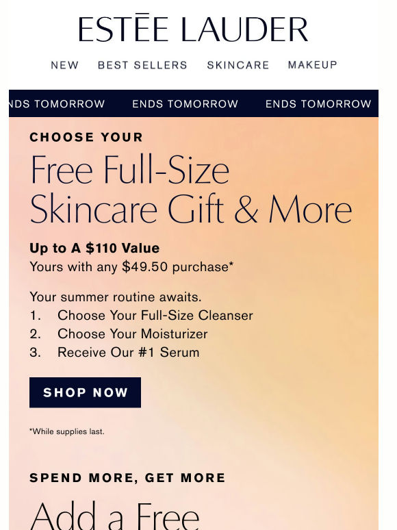 Going Fast 🛍️ Free Full-Size Skincare Gift & More, with your purchase.