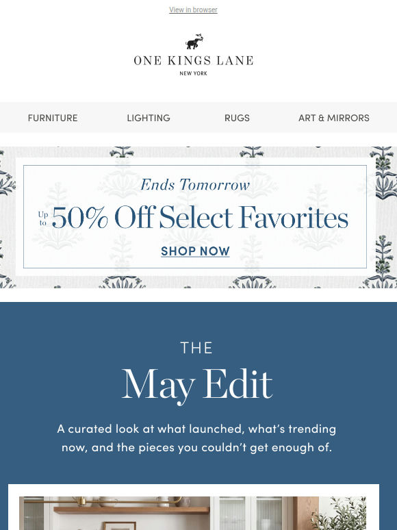 The May Edit — Meno Home, Loom & Lane & New Outdoor Arrivals