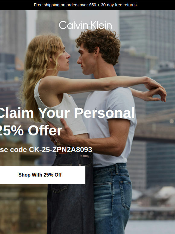 25% Off to Complement Your Style .