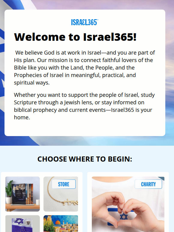 Your Journey to Israel Begins Here—Choose Where to Start