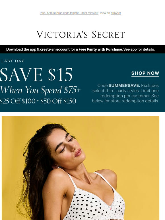 Last Day: Shop to Earn $15 Off