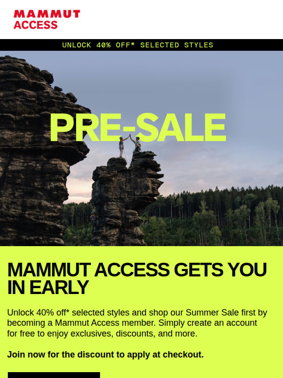 Get early access to our Summer Sale 👀