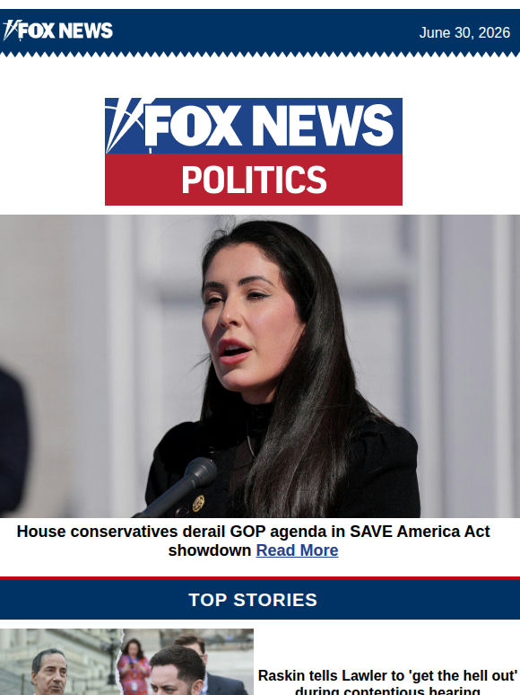 House conservatives derail GOP agenda in SAVE America Act showdown