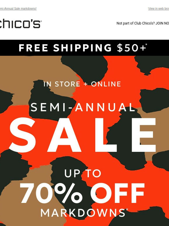 Wild savings are here: Up to 70% OFF