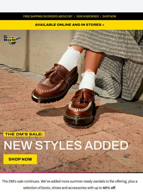 We’ve added more sandals to the sale