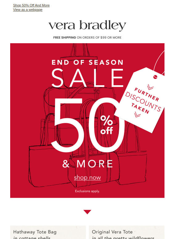 50% off & more 🎉 Let the sale begin! 