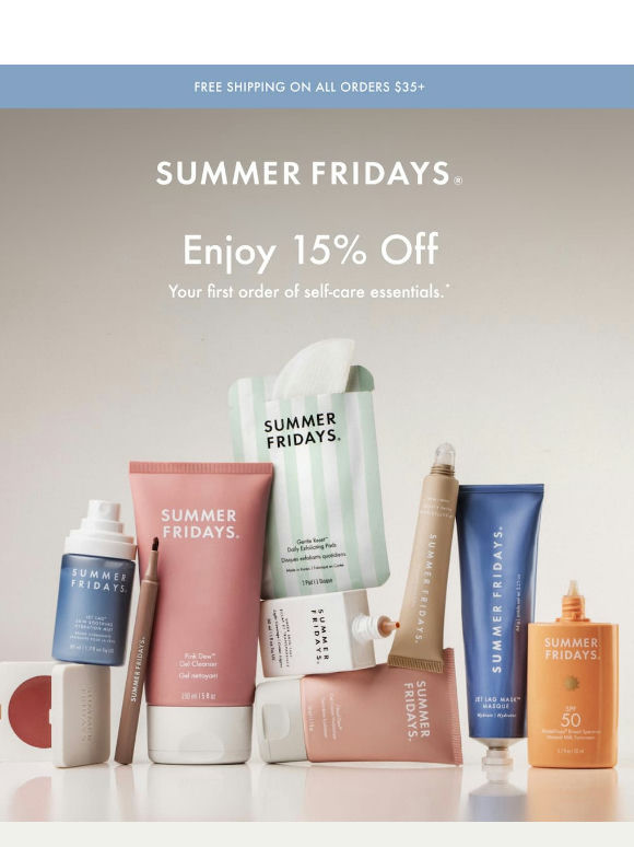 Welcome to Summer Fridays