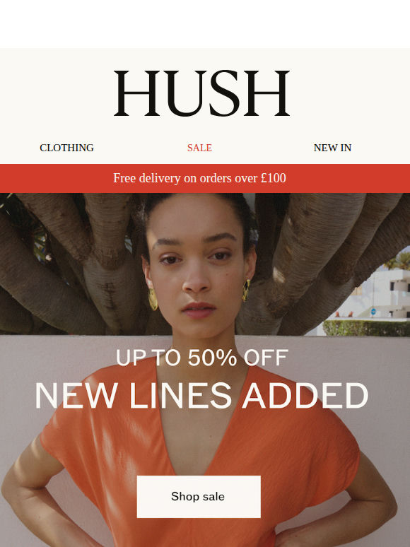 Sale | New lines added