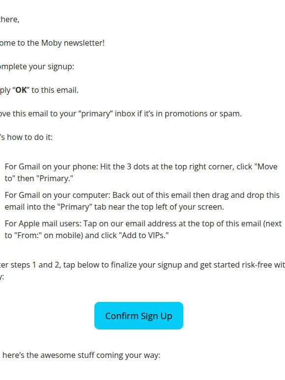 Almost done! Confirm your sign-up…