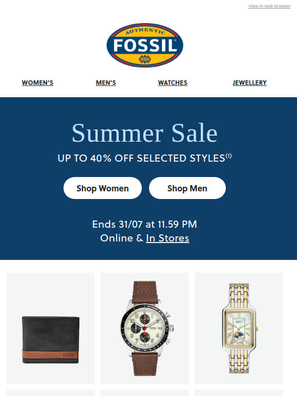 🌞 Save Up to 40% on Summer Styles