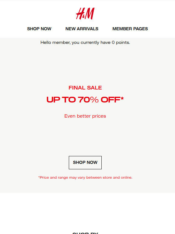 Final Sale | Up to 70%