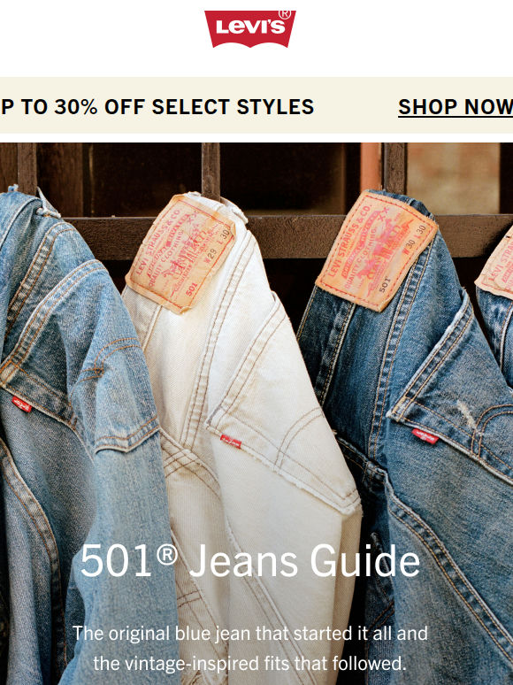 Just In: The 501® Jeans Guide