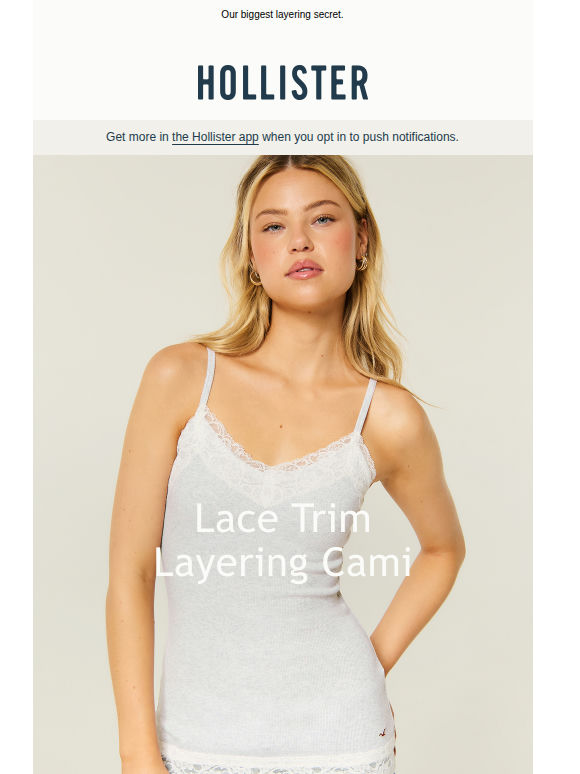 Lace Trim Camis 🥰