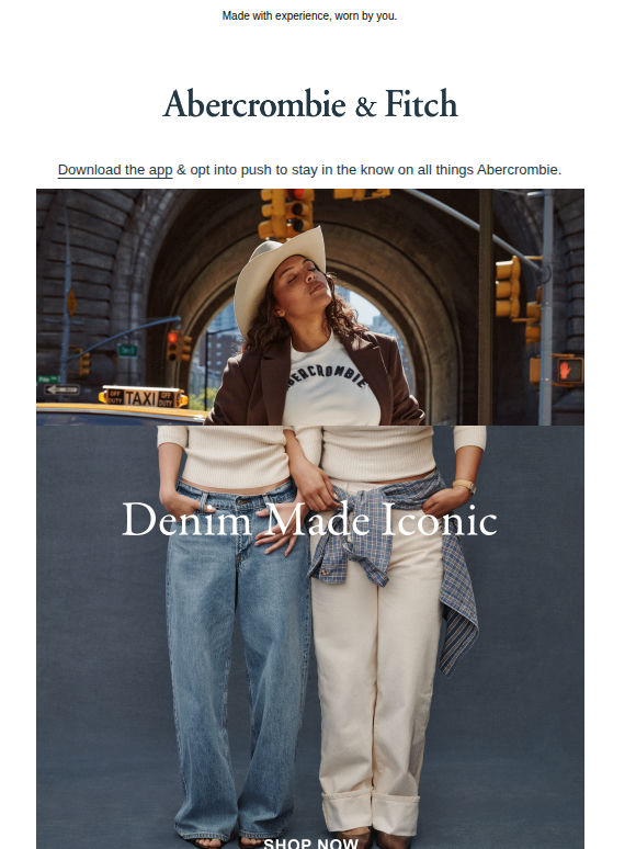 ICONIC DENIM STARTS HERE