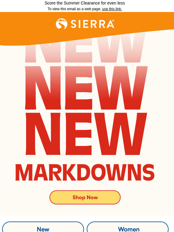 Hurry: New markdowns are in!