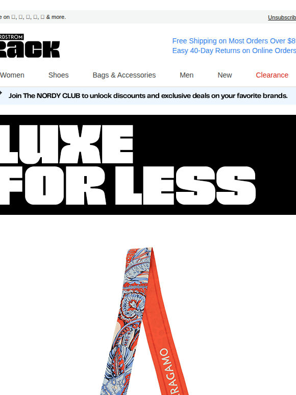 Designer deals: Off-White, FERRAGAMO