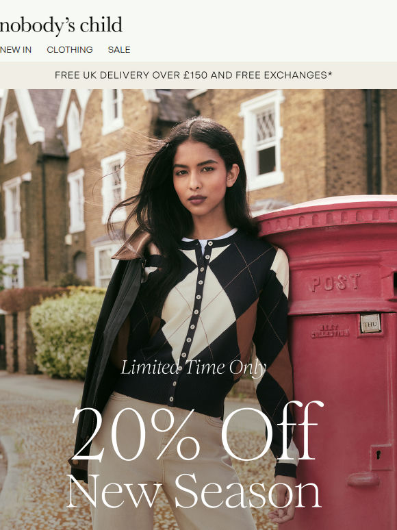 Missed 20% off?