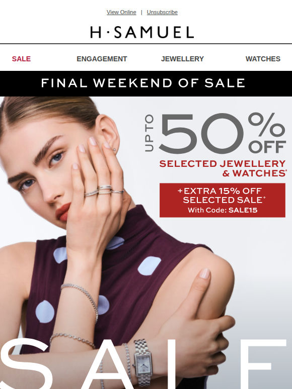 Your payday treat: Extra 15% off