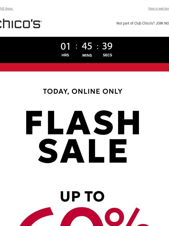 Our favorite pieces are up to 60% off today