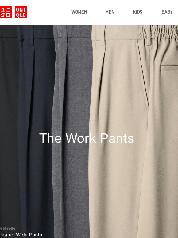 Work pants you'll actually want to wear