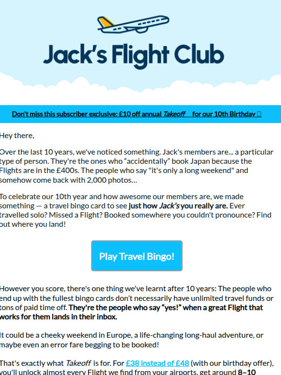 We have a theory about you... ✈️
