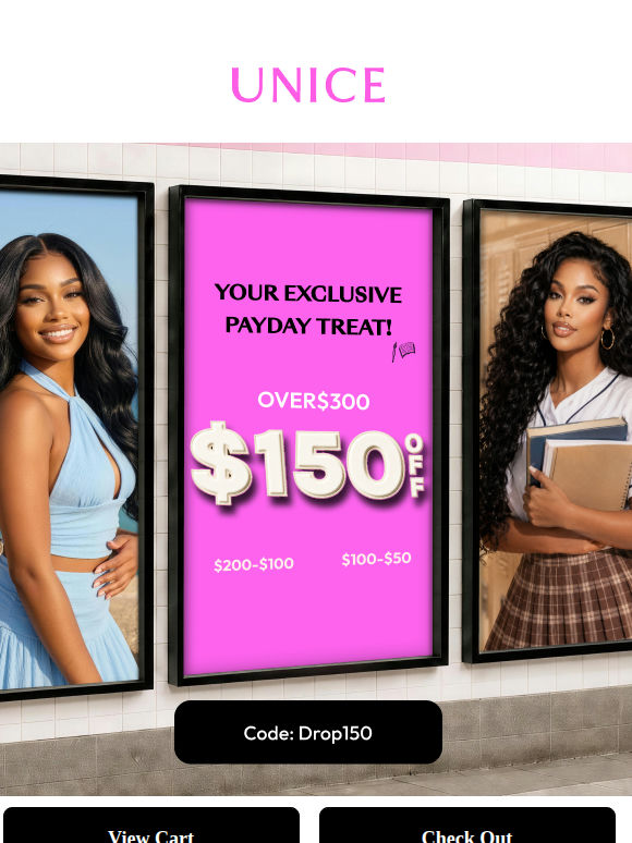 Your payday exclusive order discount has been updated
