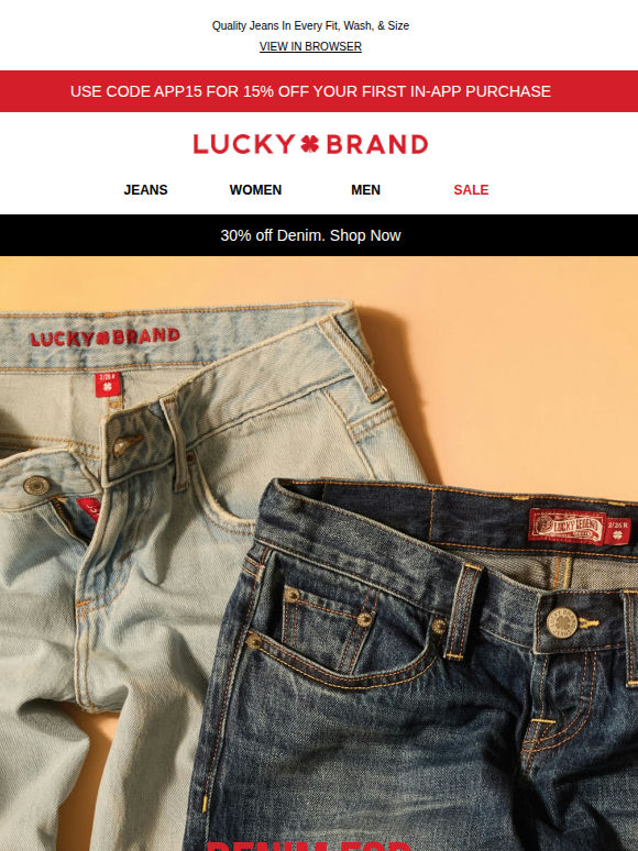 Denim Everyone’s Wearing (+30% Off Your Faves!)
