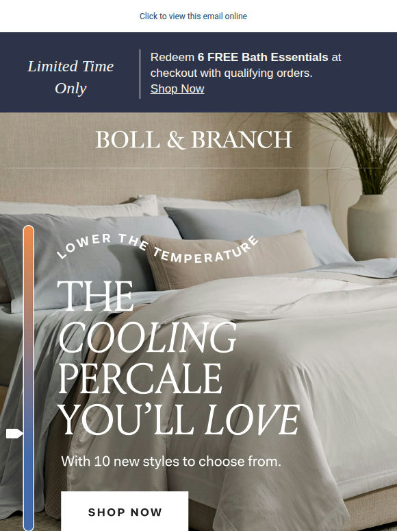 Summer’s heating up: shop new Percale