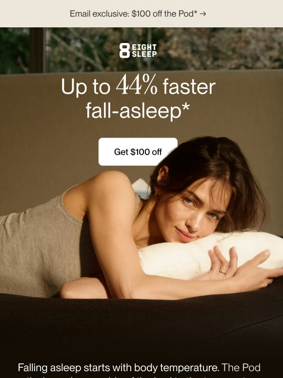 Reduce the time it takes to fall asleep*